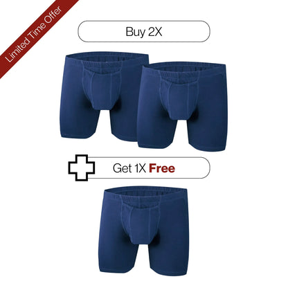 Astronut Men's Boxer Shorts Galaxy Blue With Geni-Tech Pouch