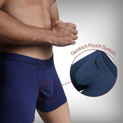 Astronut Men's Boxer Shorts Galaxy Blue With Geni-Tech Pouch